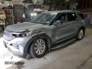 2020 Ford Explorer Limited with VIN 1FMSK8FH3LGA42586, listed as a Copart auction lot 80636005 with 74,194 mi miles and Salvage title. Bid and sale history available at DreamBid. Image 1.