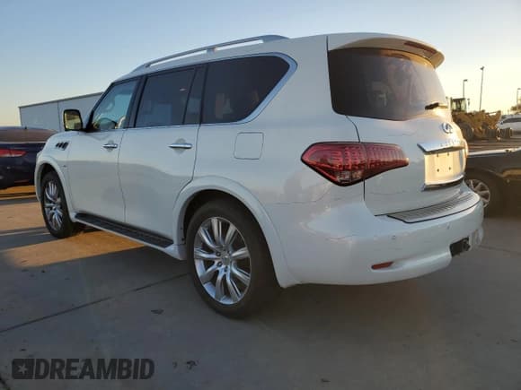 ✅ 2014 Infiniti QX80 • VIN: JN8AZ2NF4E9553115 • Lot: 81870345. Listed on Copart with 148,367 mi. Free auction sales archive from the USA and detailed vehicle history report at DreamBid. Image 2.