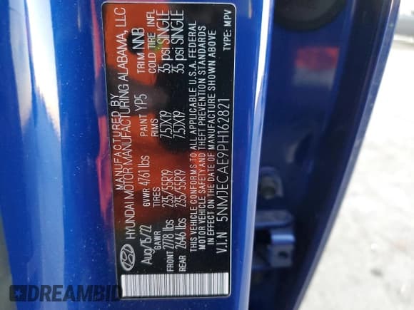 ✅ 2023 Hyundai Tucson Limited • VIN: 5NMJECAE9PH162821 • Lot: 80528873. Wystawiony na Copart z przebiegiem 24 663 mil. Bezpłatny archiwum sprzedaży aukcyjnych z USA i szczegółowy raport historii pojazdu na DreamBid. Zdjęcie 13.