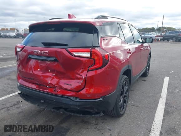 ✅ 2022 GMC Terrain SLE • VIN: 3GKALTEV6NL183355 • Lot: 43447378. Listed on IAAI with 18,764 mi. Free auction sales archive from the USA and detailed vehicle history report at DreamBid. Image 4.