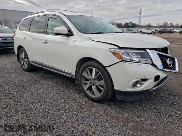 ✅ 2015 Nissan Pathfinder Platinum • VIN: 5N1AR2MM7FC645265 • Lot: 91763425. Listed on Copart with 121,096 mi. Free auction sales archive from the USA and detailed vehicle history report at DreamBid. Image 4.