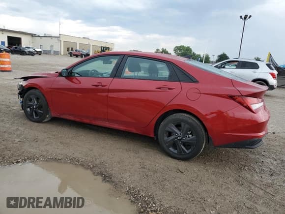 ✅ 2022 Hyundai Elantra Blue • VIN: KMHLM4AJ9NU014507 • Lot: 64955575. Listed on Copart with 16,635 mi. Free auction sales archive from the USA and detailed vehicle history report at DreamBid. Image 2.