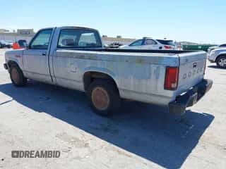 1990 Dodge Dakota S z VIN 1B7GL26X8LS614227, wystawiony jako IAAI lot #42327078 z przebiegiem 82 555 mil mil oraz . Historia ofert i sprzedaży dostępna na DreamBid. Obrazek 3.