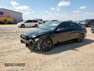 2022 Hyundai Elantra SEL with VIN KMHLM4AG2NU218327, listed as a Copart auction lot 71820685 with 73,045 mi miles and Salvage title. Bid and sale history available at DreamBid. Image 1.