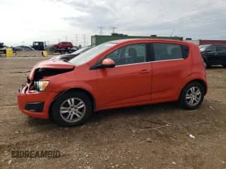 2013 Chevrolet Sonic LT with VIN 1G1JC6SB3D4114403, listed as a Copart auction lot 81618585 with 121,466 mi miles and Salvage title. Bid and sale history available at DreamBid. Image 1.
