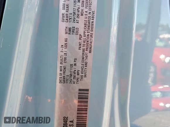 ✅ 2024 Jeep Wrangler Sport S • VIN: 1C4PJXDN4RW108402 • Lot: 71815605. Listed on Copart with 38,404 mi. Free auction sales archive from the USA and detailed vehicle history report at DreamBid. Image 12.