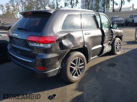 ✅ 2021 Jeep Grand Cherokee Limited • VIN: 1C4RJEBG5MC813124 • Lot: 43657433. Listed on IAAI with 46,192 mi. Free auction sales archive from the USA and detailed vehicle history report at DreamBid. Image 4.