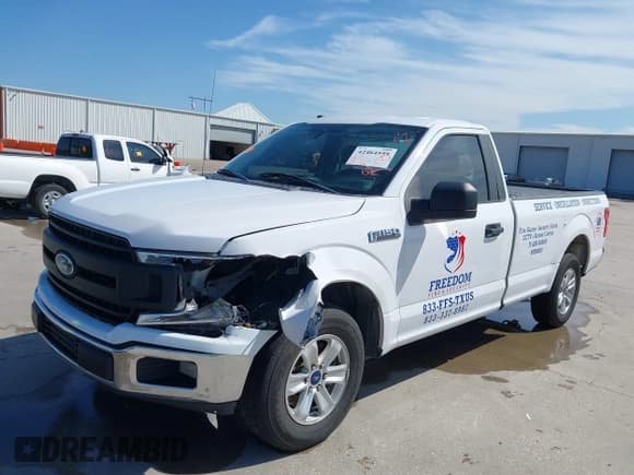 ✅ 2019 Ford F-150 XL • VIN: 1FTMF1CB0KKE69096 • Lot: 42464559. Listed on IAAI with 147,122 mi. Free auction sales archive from the USA and detailed vehicle history report at DreamBid. Image 2.