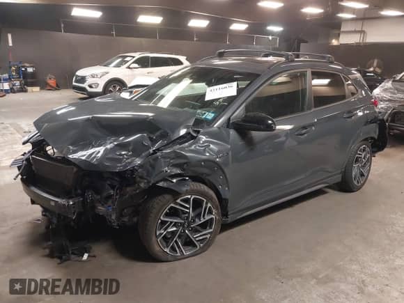 2023 Hyundai Kona N Line с VIN KM8K3CA31PU005264, выставлен на аукционе IAAI как лот 42116036 с пробегом 26 351 миль миль и . История ставок и продаж доступна на DreamBid. Изображение 17.