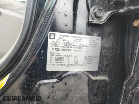 ✅ 2008 Saturn VUE XR • VIN: 3GSCL53728S575669 • Lot: 87264215. Listed on Copart with 133,337 mi. Free auction sales archive from the USA and detailed vehicle history report at DreamBid. Image 13.