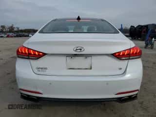 2015 Hyundai Genesis 5.0L z VIN KMHGN4JF1FU069139, wystawiony jako Copart lot #81430774 z przebiegiem 147 249 mil mil oraz Szkoda całkowita • Salvage title. Historia ofert i sprzedaży dostępna na DreamBid. Obrazek 6.