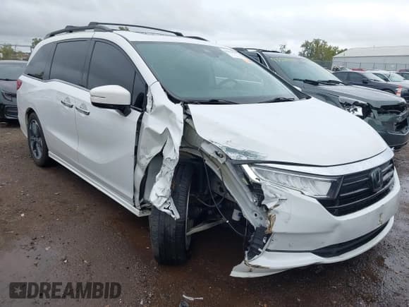 ✅ 2022 Honda Odyssey Elite • VIN: 5FNRL6H94NB042734 • Lot: 43392090. Listed on IAAI with 66,134 mi. Free auction sales archive from the USA and detailed vehicle history report at DreamBid. Image 6.