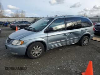 ✅ 2003 Chrysler Town & Country Limited • VIN: 2C8GT64L33R308236 • Lot: 46274735. Listed on Copart with 248,520 mi. Free auction sales archive from the USA and detailed vehicle history report at DreamBid. Image 1.