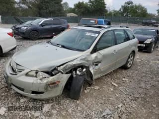 ✅ 2005 Mazda 6 Sport S • VIN: 1YVHP82D055M15045 • Lot: 81706395. Wystawiony na Copart z przebiegiem 152 491 mil. Bezpłatny archiwum sprzedaży aukcyjnych z USA i szczegółowy raport historii pojazdu na DreamBid. Zdjęcie 1.