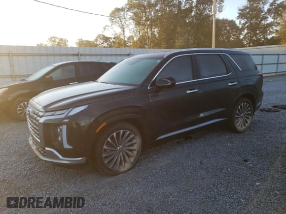 ✅ 2023 Hyundai Palisade Calligraphy • VIN: KM8R7DGE1PU600326 • Лот: 76190684. Опубликован ранее на Copart с пробегом 15 520 миль. Бесплатный доступ к архиву аукционных продаж из США и подробный отчёт об истории автомобиля на DreamBid. Изображение 1.