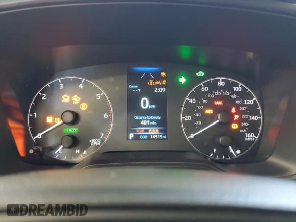 ✅ 2025 Toyota Corolla Hybrid LE • VIN: JTDBCMFE1SJ038134 • Lot: 87091685. Listed on Copart with 14,515 mi. Free auction sales archive from the USA and detailed vehicle history report at DreamBid. Image 9.