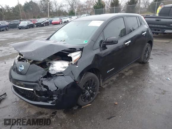 ✅ 2015 Nissan LEAF SL • VIN: 1N4AZ0CP9FC303715 • Lot: 43724383. Listed on IAAI with 61,147 mi. Free auction sales archive from the USA and detailed vehicle history report at DreamBid. Image 2.