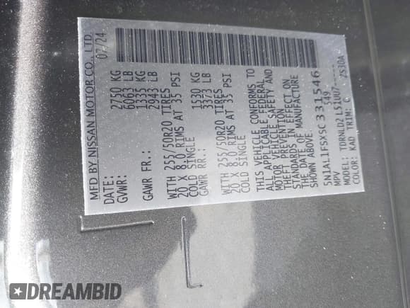 ✅ 2025 Infiniti QX60 Luxe • VIN: 5N1AL1FSXSC331546 • Lot: 43504768. Wystawiony na IAAI z przebiegiem 14 065 mil. Bezpłatny archiwum sprzedaży aukcyjnych z USA i szczegółowy raport historii pojazdu na DreamBid. Zdjęcie 9.