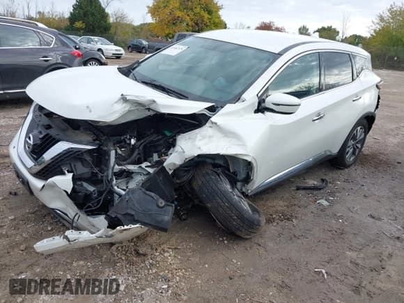 ✅ 2018 Nissan Murano SL • VIN: 5N1AZ2MH0JN177007 • Lot: 43462126. Listed on IAAI with 85,834 mi. Free auction sales archive from the USA and detailed vehicle history report at DreamBid. Image 2.