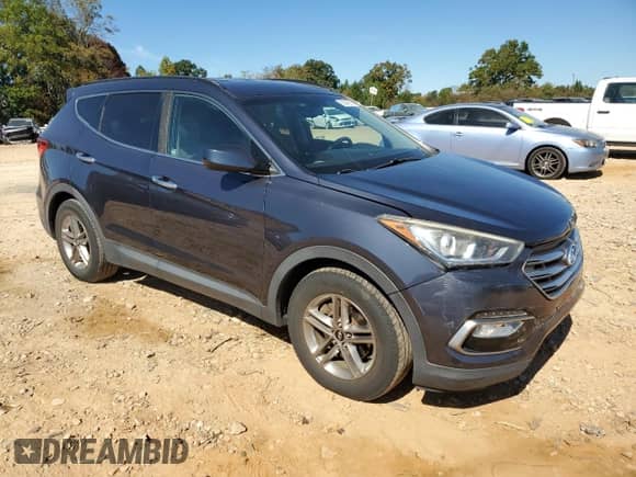 2017 Hyundai Santa Fe 2.4L с VIN 5XYZU3LB4HG388205, выставлен на аукционе Copart как лот 82442035 с пробегом 95 638 миль миль и Списание • Salvage title. История ставок и продаж доступна на DreamBid. Изображение 4.