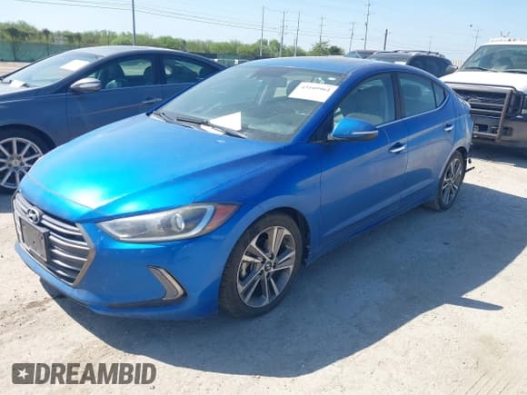 ✅ 2017 Hyundai Elantra Value Edition • VIN: 5NPD84LF5HH042051 • Lot: 43109961. Listed on IAAI with 184,574 mi. Free auction sales archive from the USA and detailed vehicle history report at DreamBid. Image 2.