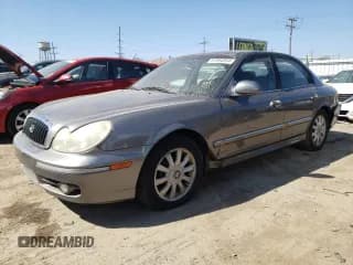 ✅ 2003 Hyundai Sonata GLS • VIN: KMHWF35H63A832574 • Lot: 52094854. Listed on Copart with 163,848 mi. Free auction sales archive from the USA and detailed vehicle history report at DreamBid. Image 1.