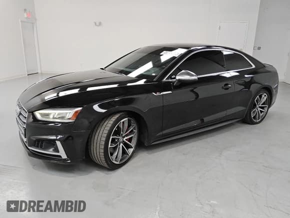 ✅ 2018 Audi S5 Prestige • VIN: WAUR4AF58JA076322 • Lot: 57452285. Listed on Copart with 94,272 mi. Free auction sales archive from the USA and detailed vehicle history report at DreamBid. Image 1.