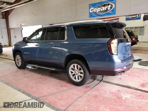 2025 Chevrolet Suburban Premier with VIN 1GNS6FRD7SR198520, listed as a Copart auction lot 54743235 with 179 mi miles and Salvage title. Bid and sale history available at DreamBid. Image 2.