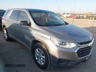 ✅ 2020 Chevrolet Traverse LS • VIN: 1GNERFKWXLJ313305 • Lot: 43329522. Listed on IAAI with 49,889 mi. Free auction sales archive from the USA and detailed vehicle history report at DreamBid. Image 1.