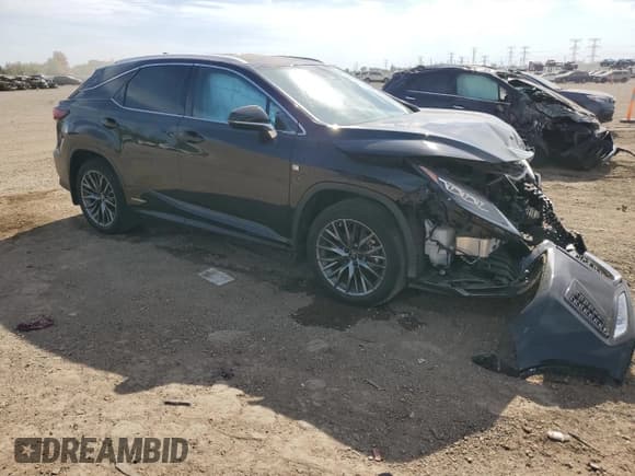 ✅ 2022 Lexus RX 450h F Sport • VIN: 2T2YGMDA9NC084224 • Lot: 84522725. Listed on Copart with 25,007 mi. Free auction sales archive from the USA and detailed vehicle history report at DreamBid. Image 4.