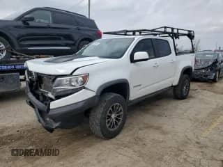 2017 Chevrolet Colorado 4WD ZR2 z VIN 1GCGTEENXH1330791, wystawiony jako Copart lot #52808935 z przebiegiem 103 128 mil mil oraz Szkoda całkowita • Salvage title. Historia ofert i sprzedaży dostępna na DreamBid. Obrazek 1.
