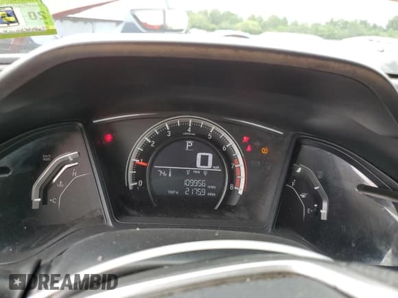 ✅ 2016 Honda Civic LX • VIN: 2HGFC2F55GH513820 • Lot: 67256525. Listed on Copart with 109,956 mi. Free auction sales archive from the USA and detailed vehicle history report at DreamBid. Image 9.