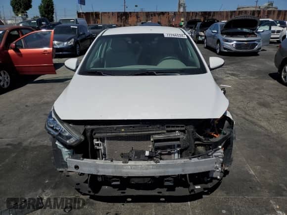 2019 Hyundai Ioniq Limited with VIN KMHC75LD2KU125707, listed as a Copart auction lot 72266534 with 59,179 mi miles and Salvage title. Bid and sale history available at DreamBid. Image 5.