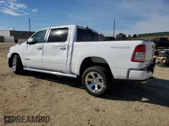 2022 Ram 1500 Lone Star с VIN 1C6RREFMXNN432195, выставлен на аукционе Copart как лот 76073073 с пробегом 21 080 миль миль и Списание • Salvage title. История ставок и продаж доступна на DreamBid. Изображение 2.