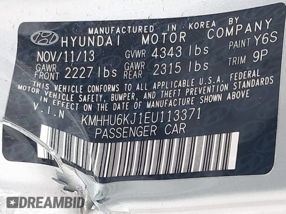 ✅ 2014 Hyundai Genesis Coupe Ultimate • VIN: KMHHU6KJ1EU113371 • Lot: 42281276. Wystawiony na IAAI z przebiegiem 101 286 mil. Bezpłatny archiwum sprzedaży aukcyjnych z USA i szczegółowy raport historii pojazdu na DreamBid. Zdjęcie 9.