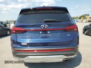 2022 Hyundai Santa Fe SEL with VIN 5NMS3DAJ8NH380503, listed as a Copart auction lot 71860125 with 47,743 mi miles and Salvage title. Bid and sale history available at DreamBid. Image 6.