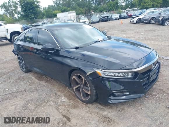 2018 Honda Accord Sport с VIN 1HGCV1F33JA225628, выставлен на аукционе IAAI как лот 43164836 с пробегом 111 276 миль миль и . История ставок и продаж доступна на DreamBid. Изображение 1.