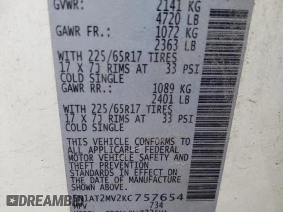 ✅ 2019 Nissan Rogue S • VIN: 5N1AT2MV2KC757654 • Lot: 68359615. Listed on Copart with 143,878 mi. Free auction sales archive from the USA and detailed vehicle history report at DreamBid. Image 12.