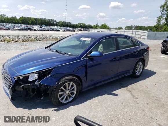 ✅ 2018 Hyundai Sonata SE • VIN: 5NPE24AF1JH715349 • Lot: 51345283. Listed on Copart with 66,712 mi. Free auction sales archive from the USA and detailed vehicle history report at DreamBid. Image 1.
