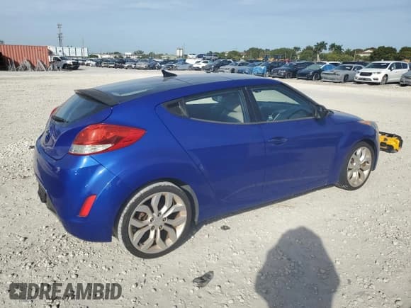 ✅ 2012 Hyundai Veloster w/Gray Int • VIN: KMHTC6AD0CU052584 • Lot: 41486995. Listed on Copart with 146,305 mi. Free auction sales archive from the USA and detailed vehicle history report at DreamBid. Image 3.