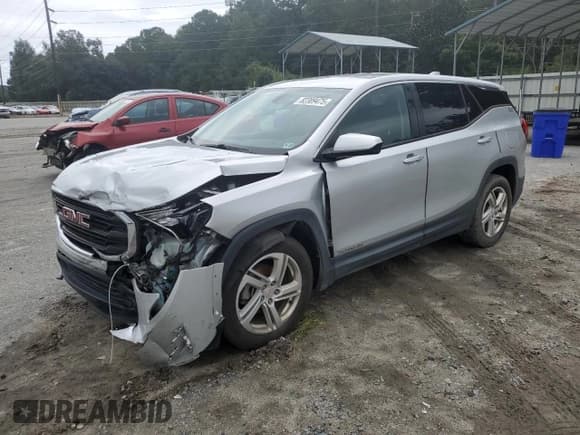 ✅ 2018 GMC Terrain SLE • VIN: 3GKALMEV4JL326092 • Лот: 82309475. Опубликован ранее на Copart с пробегом 97 525 миль. Бесплатный доступ к архиву аукционных продаж из США и подробный отчёт об истории автомобиля на DreamBid. Изображение 1.