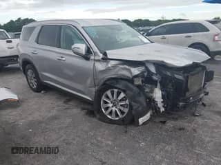 2025 Hyundai Palisade SEL z VIN KM8R24GE2SU868132, wystawiony jako IAAI lot #43424990 z przebiegiem 21 349 mil mil oraz . Historia ofert i sprzedaży dostępna na DreamBid. Obrazek 1.