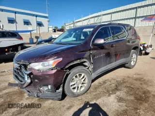2019 Chevrolet Traverse LT Cloth z VIN 1GNERGKW1KJ200959, wystawiony jako Copart lot #83971395 z przebiegiem 142 519 mil mil oraz Szkoda całkowita • Salvage title. Historia ofert i sprzedaży dostępna na DreamBid. Obrazek 1.