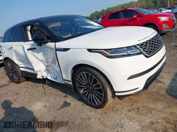 ✅ 2018 Land Rover Range Rover Velar S • VIN: SALYB2RX8JA718439 • Lot: 43256939. Listed on IAAI with 60,609 mi. Free auction sales archive from the USA and detailed vehicle history report at DreamBid. Image 1.