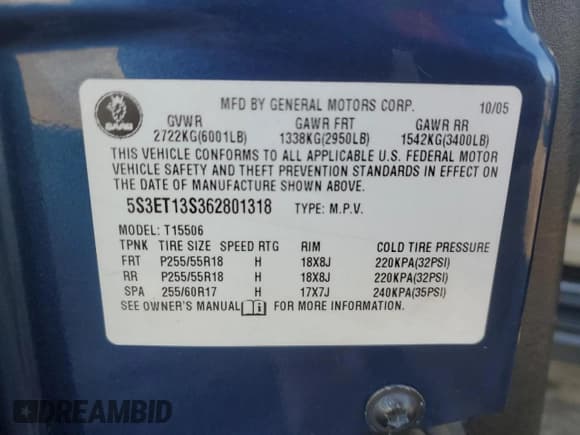 ✅ 2006 Saab 9-7X 4.2i • VIN: 5S3ET13S362801318 • Lot: 86682694. Listed on Copart with Not provided. Free auction sales archive from the USA and detailed vehicle history report at DreamBid. Image 15.