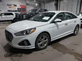 2019 Hyundai Sonata SEL with VIN 5NPE34AF1KH812632, listed as a IAAI auction lot 43242315 with 96,313 mi miles and . Bid and sale history available at DreamBid. Image 2.