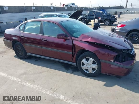 ✅ 2004 Chevrolet Impala • VIN: 2G1WF52E849397525 • Lot: 42903583. Listed on IAAI with 152,465 mi. Free auction sales archive from the USA and detailed vehicle history report at DreamBid. Image 1.