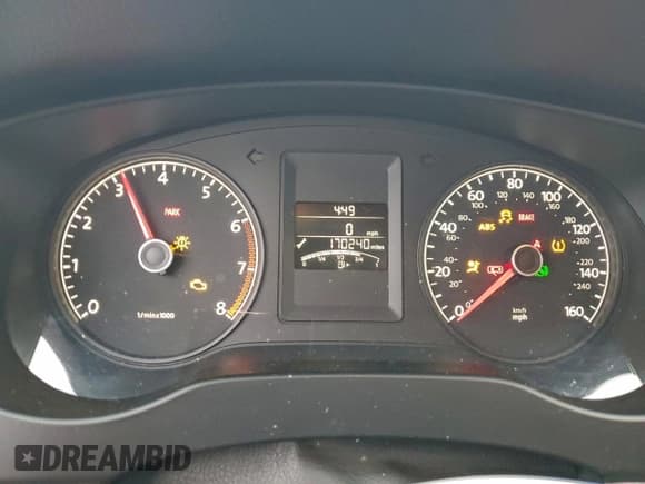 ✅ 2014 Volkswagen Jetta S • VIN: 3VW2K7AJ0EM361720 • Lot: 94959315. Listed on Copart with 170,240 mi. Free auction sales archive from the USA and detailed vehicle history report at DreamBid. Image 9.