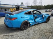 ✅ 2022 BMW M4 Competition xDrive • VIN: WBS43AZ01NCK81354 • Lot: 45180024. Listed on Copart with 13,723 mi. Free auction sales archive from the USA and detailed vehicle history report at DreamBid. Image 3.