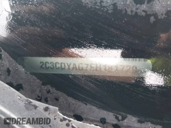 2014 Dodge Challenger SXT with VIN 2C3CDYAG7EH181729, listed as a IAAI auction lot 42174078 with Not provided miles and . Bid and sale history available at DreamBid. Image 9.